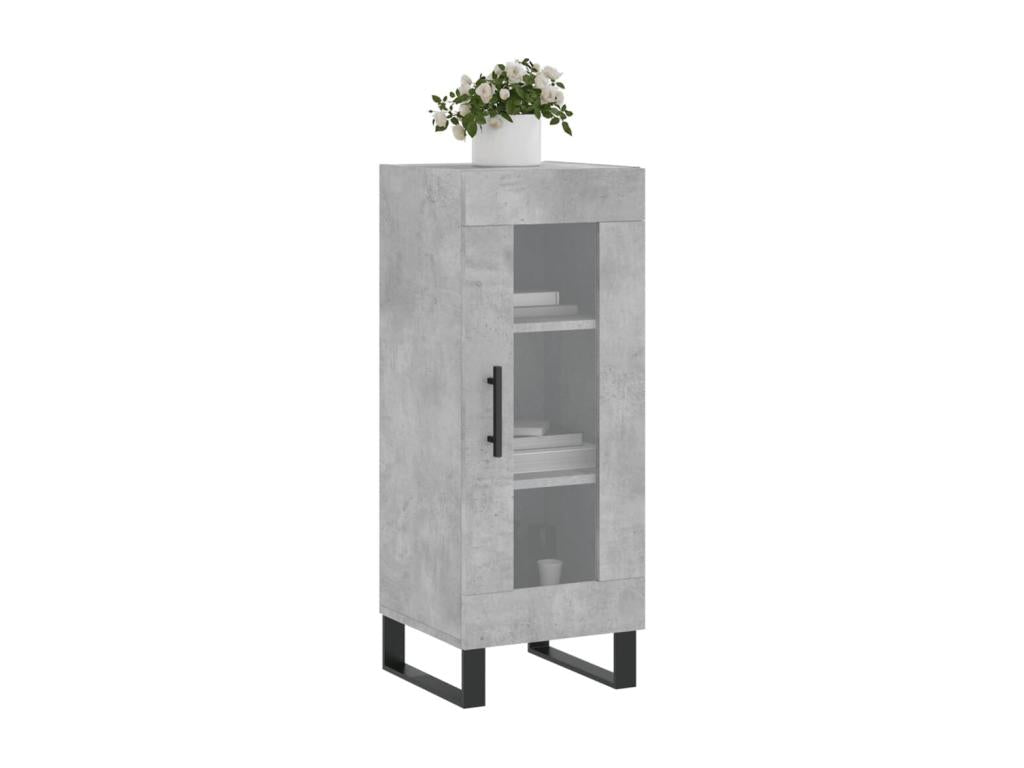 Concrete Grey Buffet 34.5x34x90 cm Engineered Wood