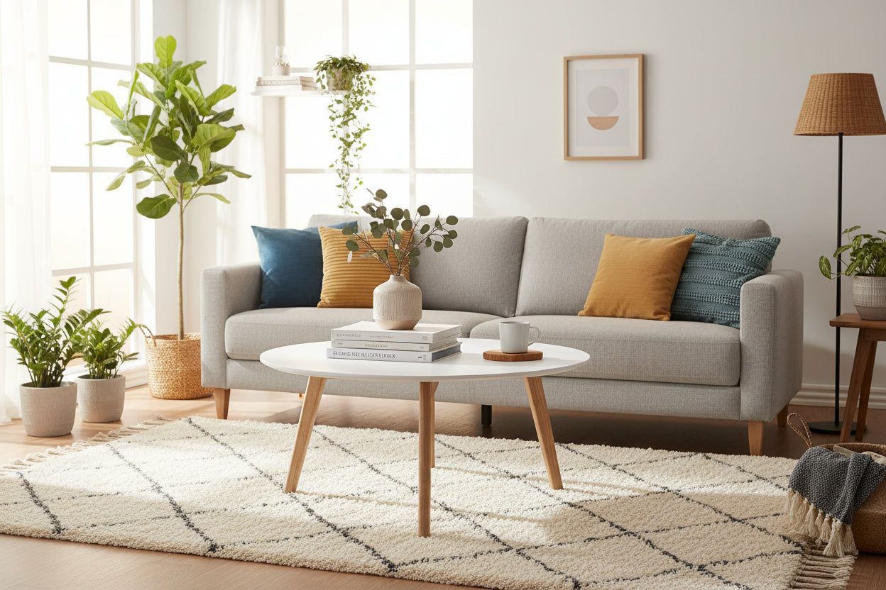 Meublita Design Coffee Table 90cm White