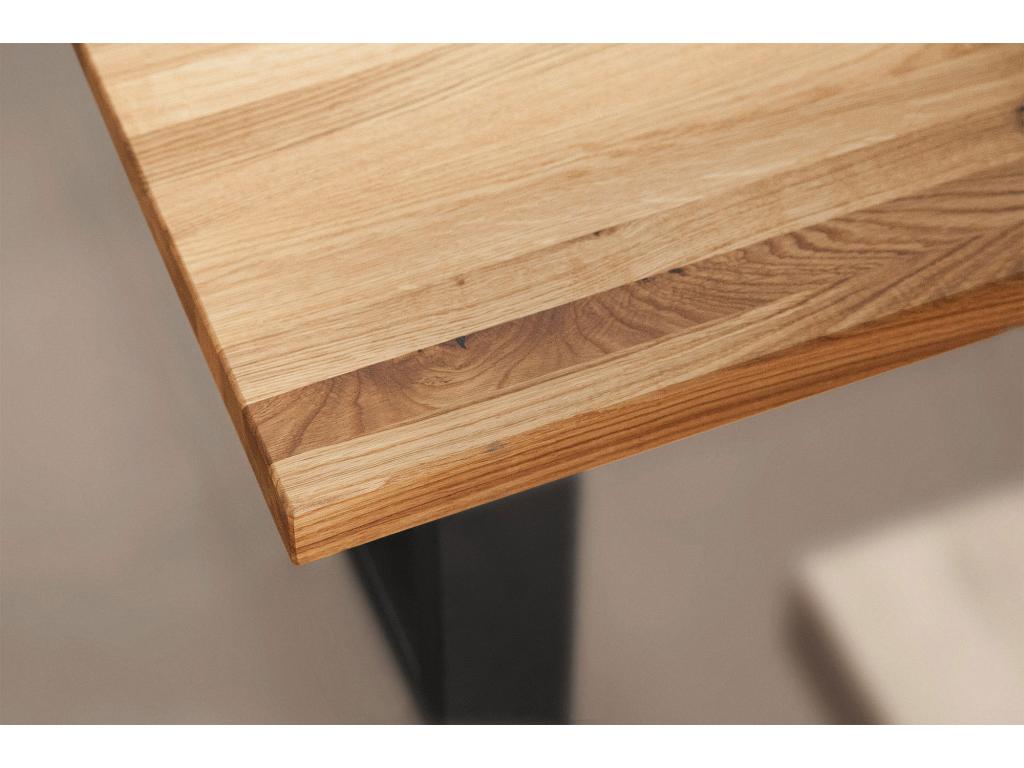 Meublita - Dining table 100x180 in natural oiled wild oak