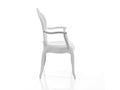 Set of 2 indoor/outdoor chairs with armrests