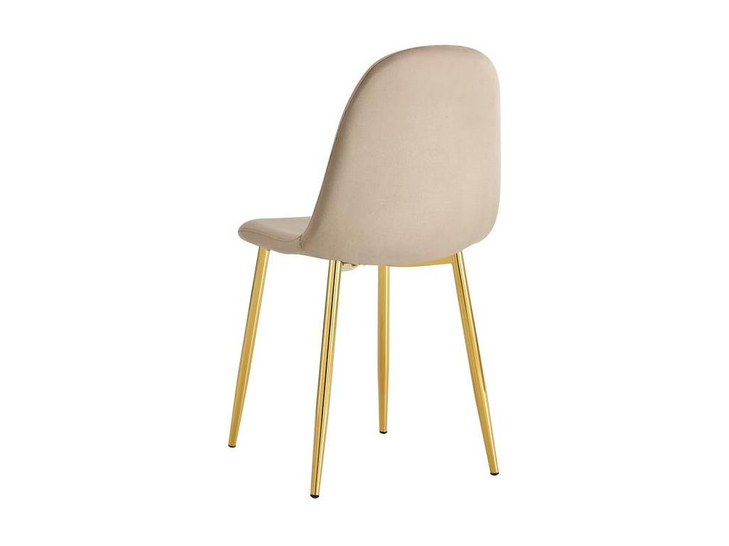 SCANDINAVIAN GOLD CHAIR Meublita X4 PCS