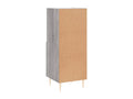 Meublita grey sideboard 34.5x34x90 cm Engineered wood
