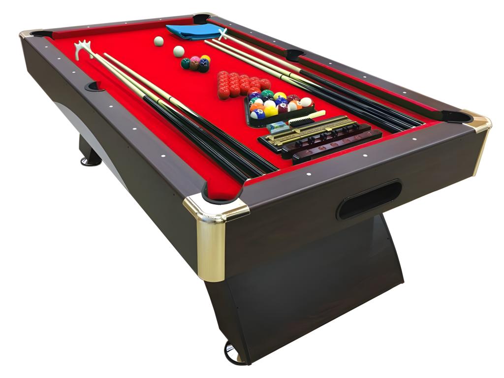 Modern 8-foot billiard table with storage benches – Doucezen