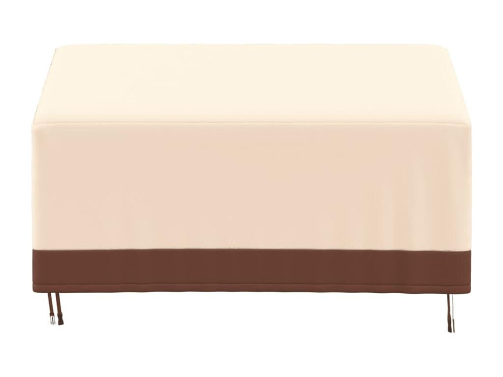 Beige 3-seater bench cover 159x84x56/81 cm Meublita 600D