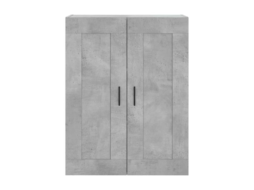 2-piece wall cabinets, concrete grey engineered wood