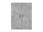 2-piece wall cabinets, concrete grey engineered wood