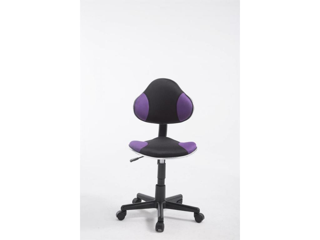 Office chair - Microfiber / Plastic - Purple - Meublita