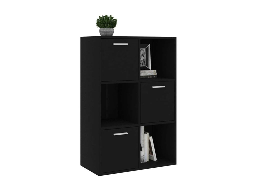 Black storage cabinet 60x29.5x90