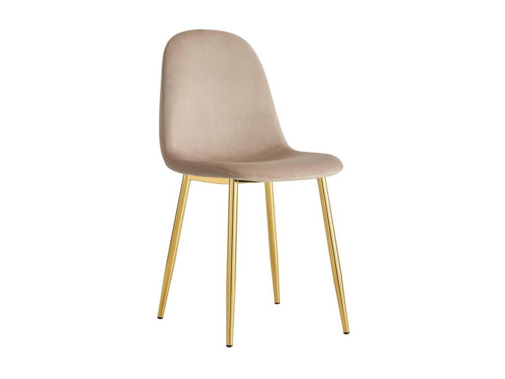 SCANDINAVIAN GOLD CHAIR Meublita X4 PCS