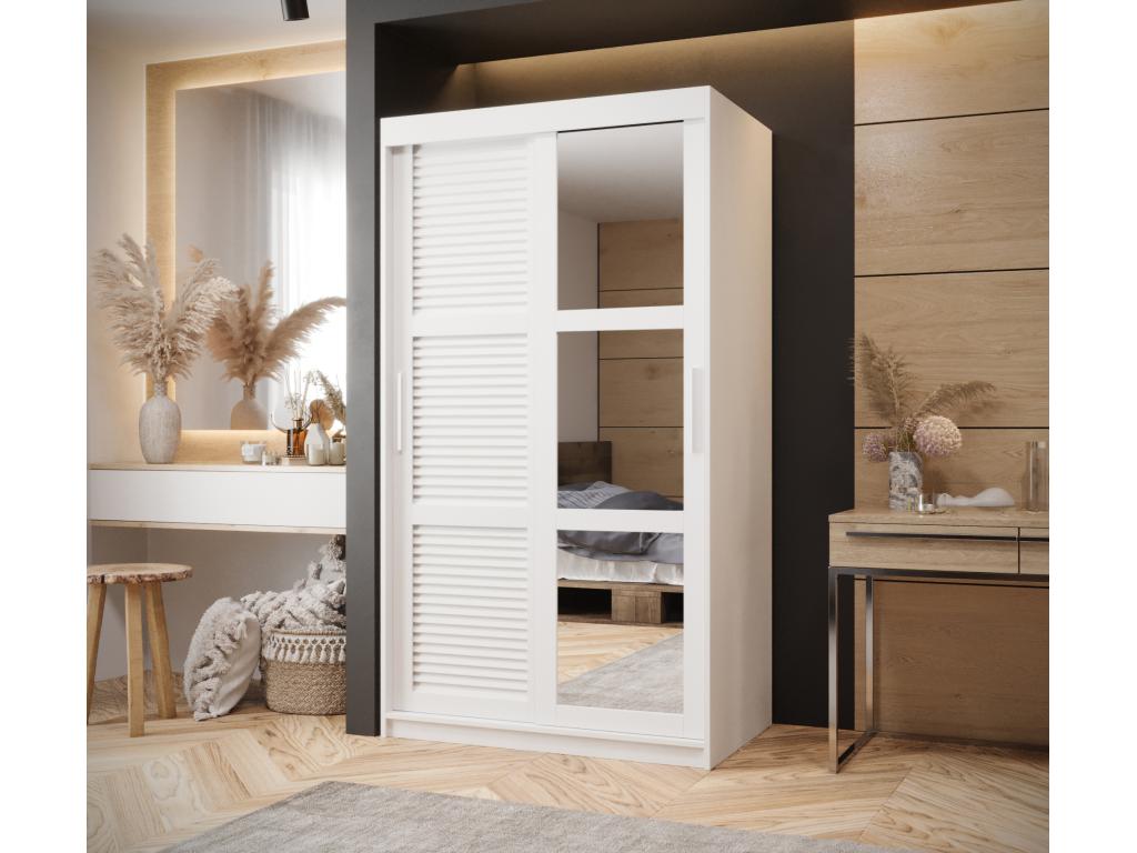 Meublita 2 Sliding Door Wardrobe 200/100/62 2 Doors White