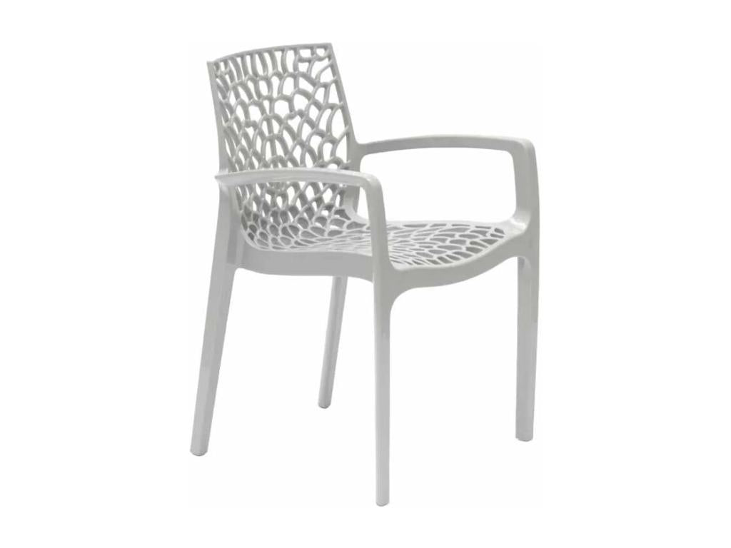 Set of 22 Doucezen Gruvyer polypropylene garden chairs