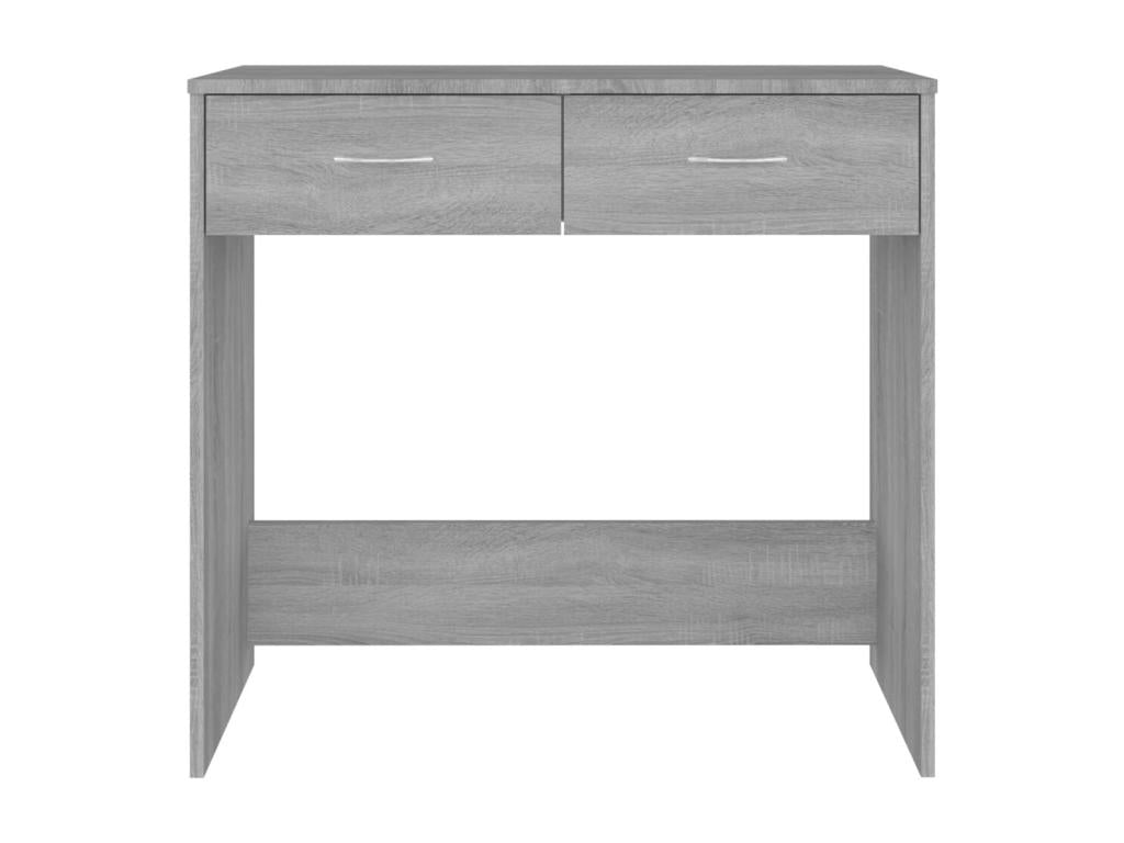 Brown wooden desk/table 80x40x75 cm 02 0023963