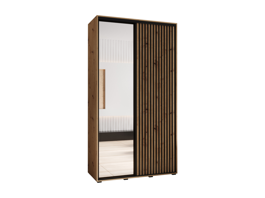 Meublita 2-Door Sliding Wardrobe 205.2/130/45 2 Doors Meublita
