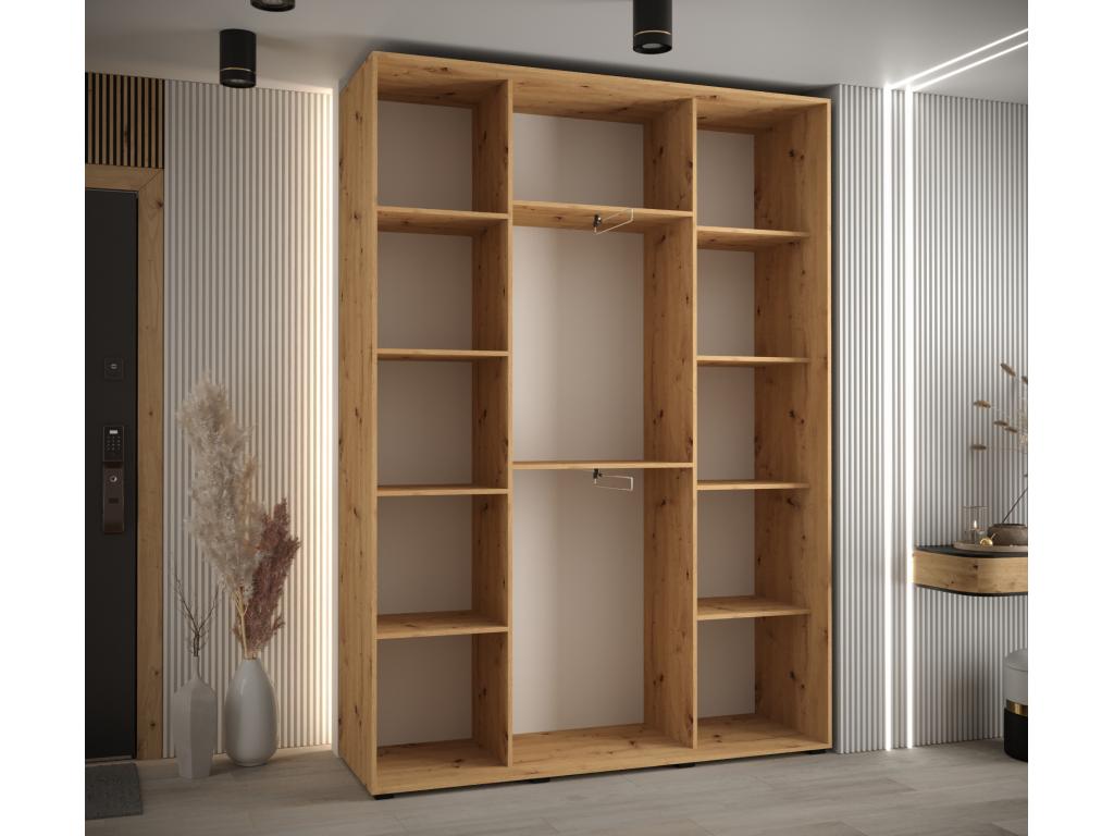 Meublita 12 Sliding Door Wardrobe 235.2/160/45 3 Doors