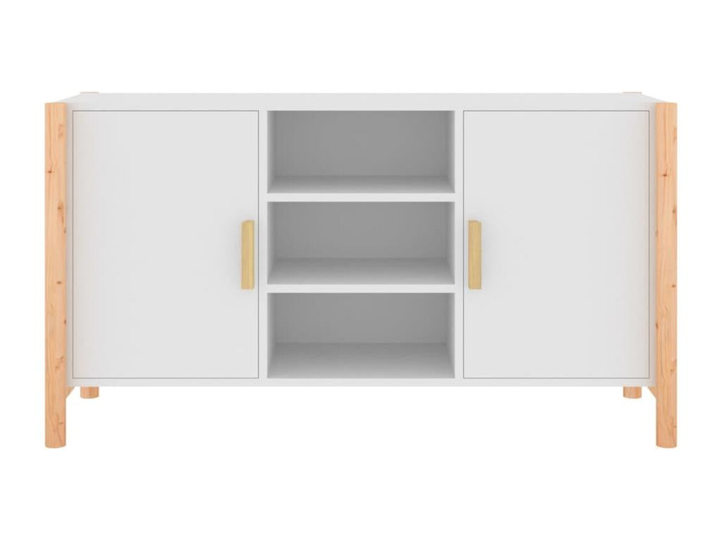 White sideboard 107x38x60 cm Engineered wood
