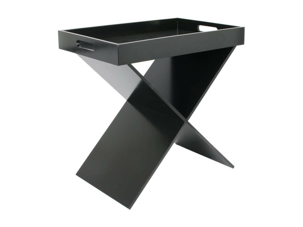 Doucezen - Black Side Table with Removable Top
