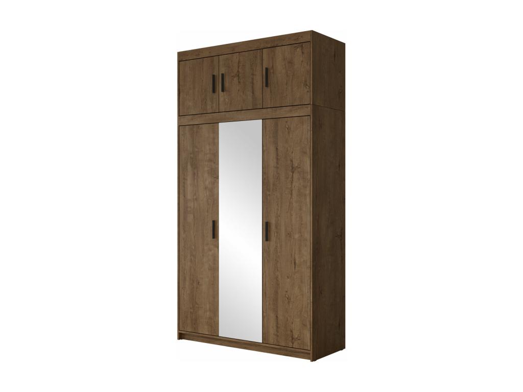 Doucezen 105 Lefkas oak wardrobe, 246x133x53cm, with hinged doors