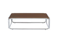 Gliss II - Coffee table with Doucezen wooden legs - Dark wood