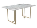 Astor - White Marble MDF Dining Table