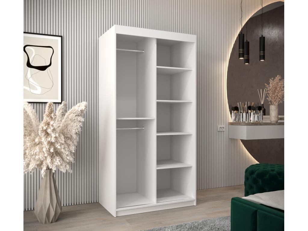 Meublita 2 Sliding Door Wardrobe 200/100/62 2 Doors White