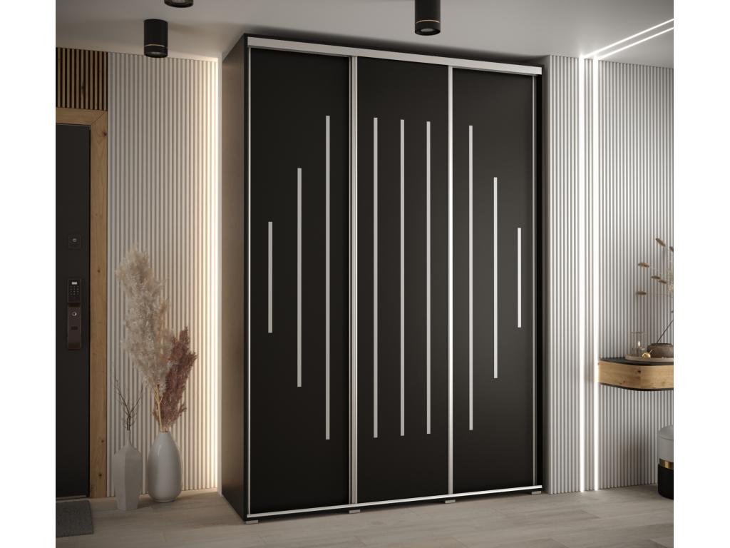 Meublita 12 Sliding Door Wardrobe 235.2/170/60 3 Doors