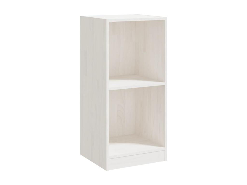 White side cabinet, 35.5x33.5x76 cm, solid pine wood