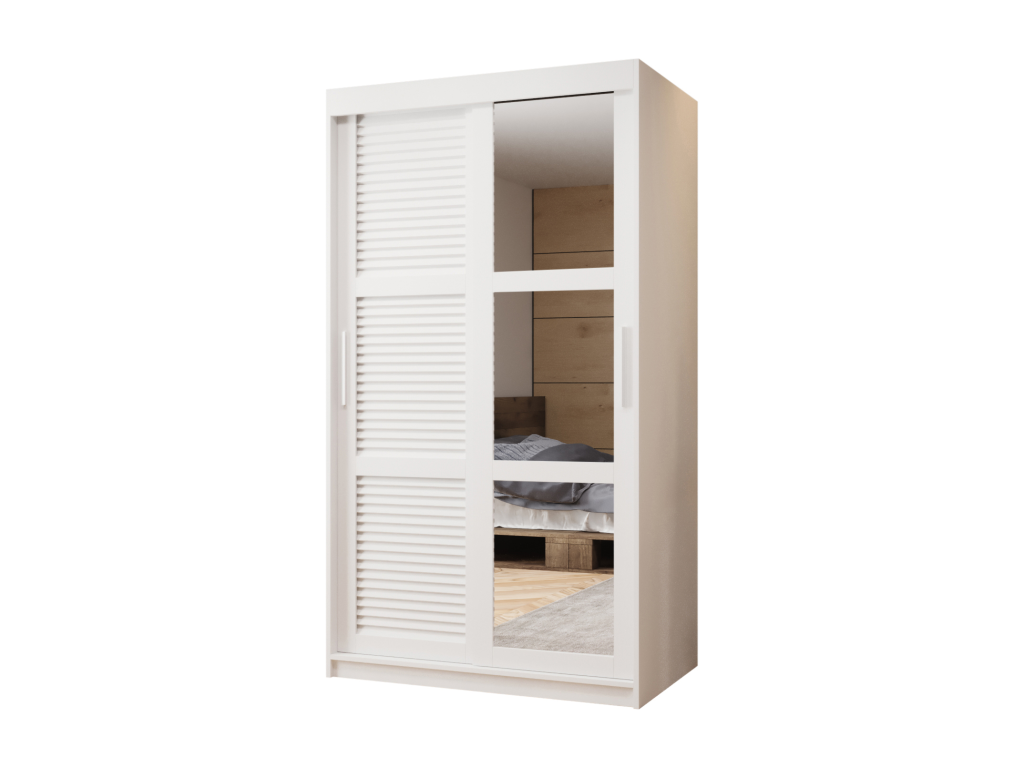 Meublita 2 Sliding Door Wardrobe 200/100/62 2 Doors White