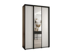Meublita 3-Door Sliding Wardrobe 235.2/160/45 3 Doors Black/White/Black