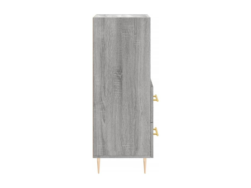 Meublita grey sideboard 34.5x34x90 cm Engineered wood