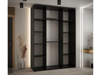 Meublita 3-Door Sliding Wardrobe 235.2/160/45 3 Doors Black/White/Black
