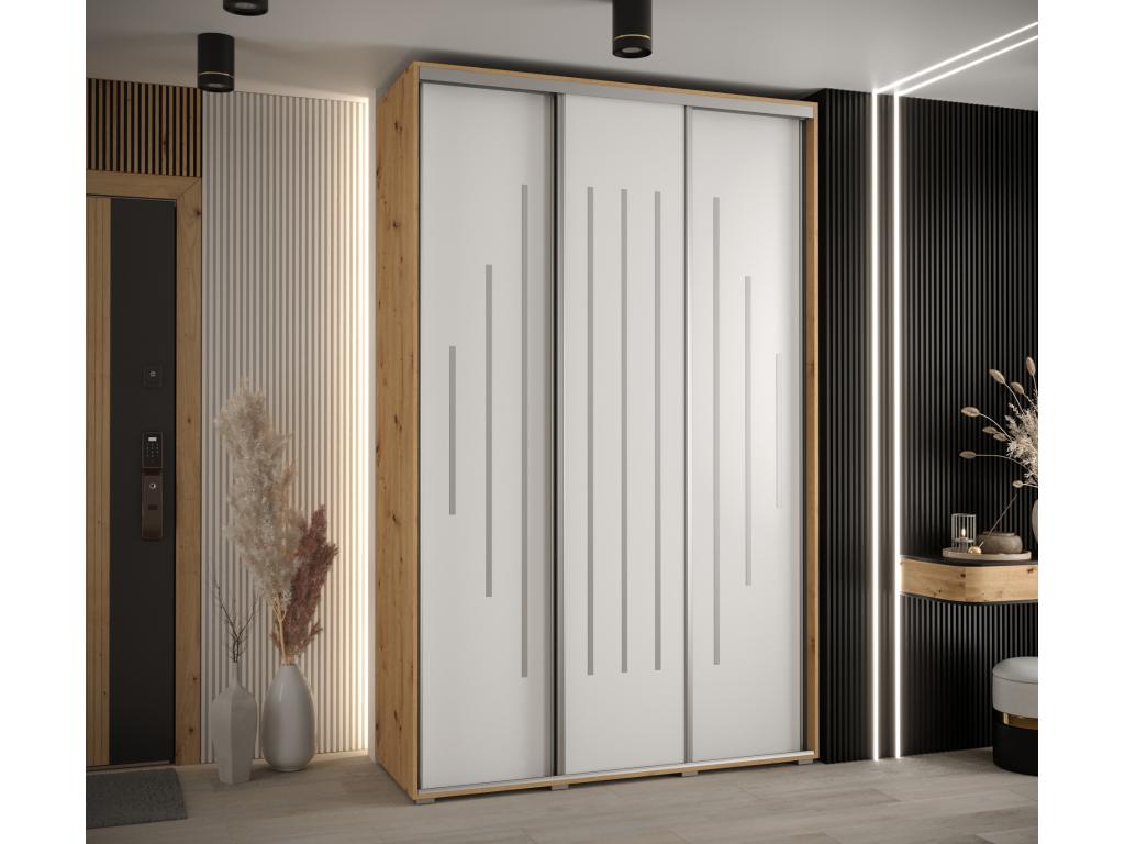 Meublita 12 Sliding Door Wardrobe 235.2/160/45 3 Doors